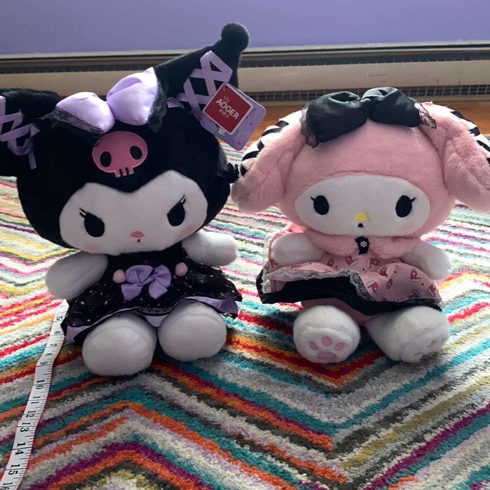 NWT Lolita Kuromi plush